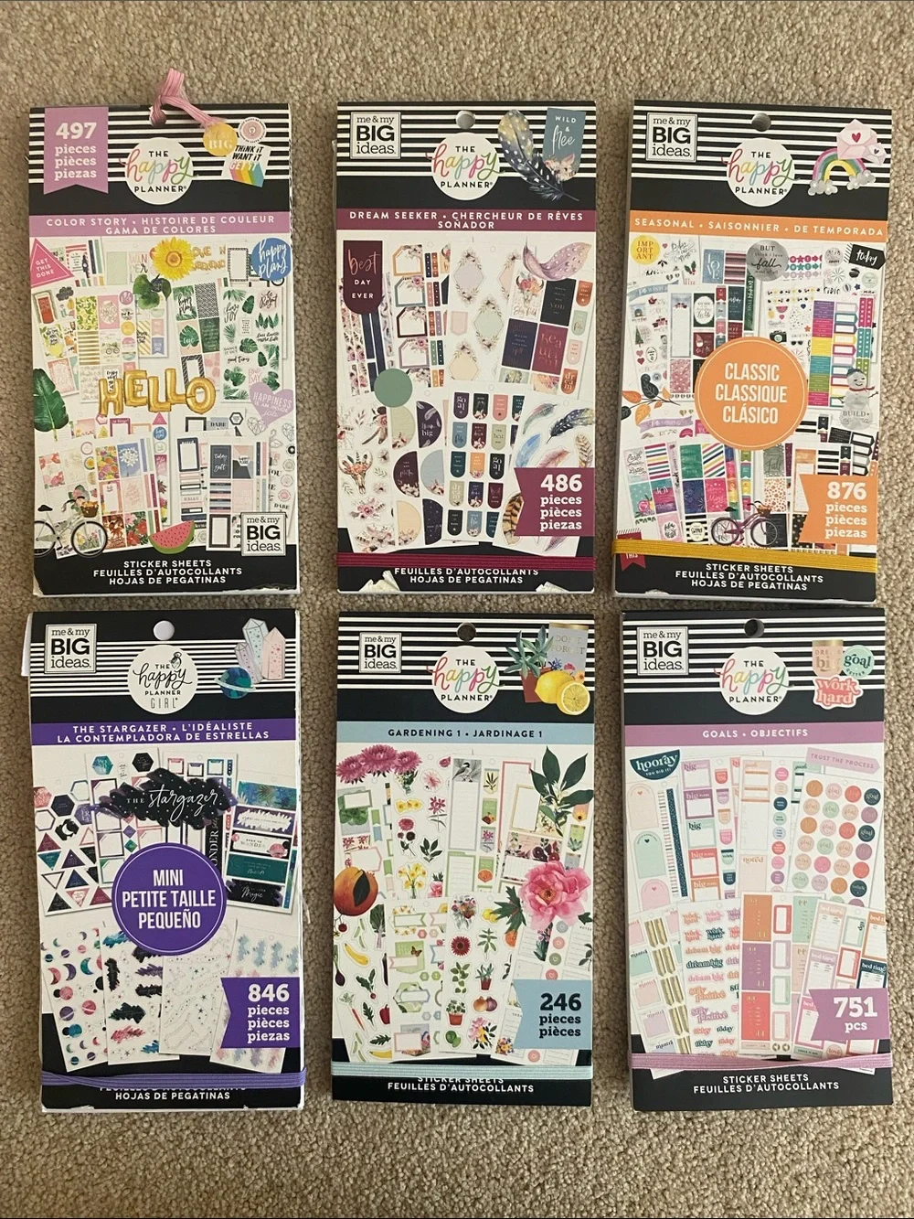 The Happy Planner Sticker Pack Set